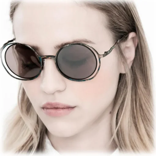 Kuboraum Sunglasses & Eyewear-- Mask H10 - Blue Rust - H10 BG - Sunglasses - Eyewear - Avvenice