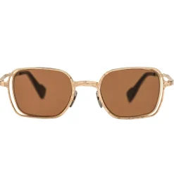 Kuboraum Sunglasses & Eyewear-- Mask H22 - Gold - H22 GD - Sunglasses - Eyewear - Avvenice