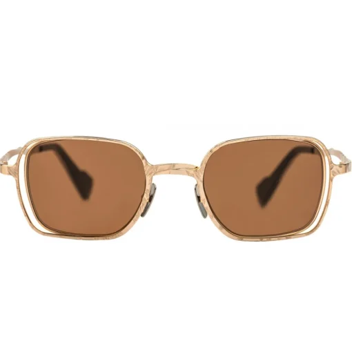 Kuboraum Sunglasses & Eyewear-- Mask H22 - Gold - H22 GD - Sunglasses - Eyewear - Avvenice