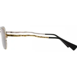 Kuboraum Sunglasses & Eyewear-- Mask H54 - Gold Silver - H54 GS - Sunglasses - Eyewear - Avvenice
