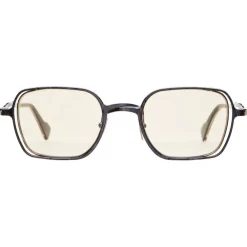 Kuboraum Sunglasses & Eyewear-- Mask H22 - Metallic Blue and Gold - H22 BG - Sunglasses - Eyewear - Avvenice