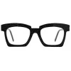 Kuboraum Sunglasses & Eyewear-- Mask K5 - Black Shine - K5 BS CZ - Optical Glasses - Eyewear - Avvenice