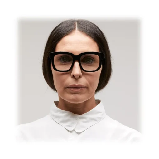Kuboraum Sunglasses & Eyewear-- Mask K25 - Black Shine - K25 BS - Optical Glasses - Eyewear - Avvenice