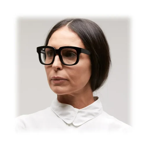 Kuboraum Sunglasses & Eyewear-- Mask K25 - Black Shine - K25 BS - Optical Glasses - Eyewear - Avvenice