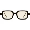 Kuboraum Sunglasses & Eyewear-- Mask P2 - Black Shine + Cream - P2 BPN - Sunglasses - Eyewear - Avvenice