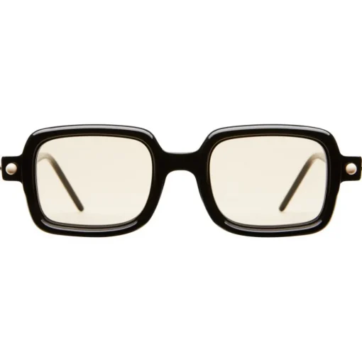 Kuboraum Sunglasses & Eyewear-- Mask P2 - Black Shine + Cream - P2 BPN - Sunglasses - Eyewear - Avvenice