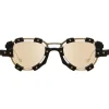 Kuboraum Sunglasses & Eyewear-- Mask V2 - Black & Gold - V2 GB - Sunglasses - Eyewear - Avvenice
