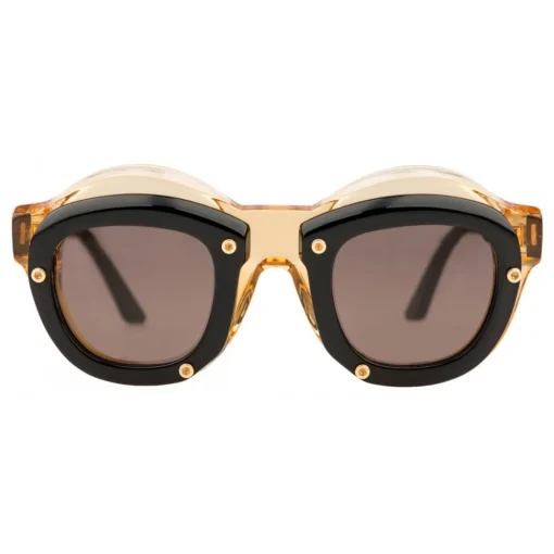 Kuboraum Sunglasses & Eyewear-- Mask W1 - Honey & Black - W1 HB - Sunglasses - Eyewear - Avvenice