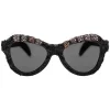 Kuboraum Sunglasses & Eyewear-- Mask Y2 - Black Silver Bronze - Y2 BM - Sunglasses - Eyewear - Avvenice