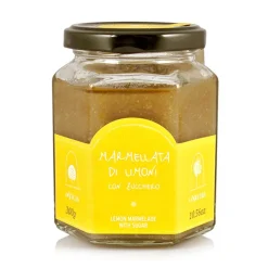 La Nicchia - Pantelleria Sweets-La Nicchia - Capers of Pantelleria since 1949 - Lemon Marmelade with Sugar - 300 g - Avvenice