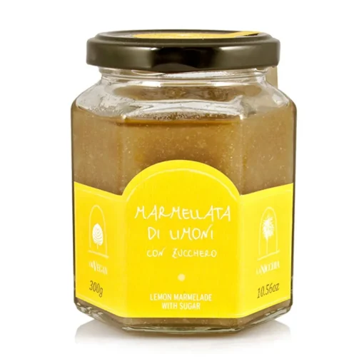 La Nicchia - Pantelleria Sweets-La Nicchia - Capers of Pantelleria since 1949 - Lemon Marmelade with Sugar - 300 g - Avvenice