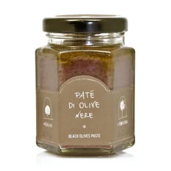 La Nicchia - Pantelleria Preserved Foods-La Nicchia - Capers of Pantelleria since 1949 - Black Olives Paste - 100 g - Avvenice