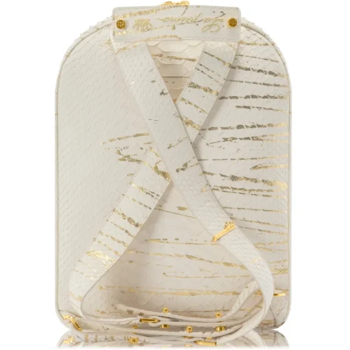 La Prima Luxury Backpacks-- Parentesi - Arena Bianca - Backpack - Luxury Exclusive Collection - Avvenice