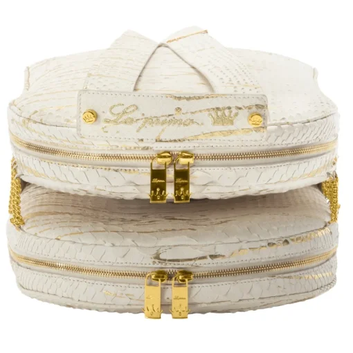 La Prima Luxury Backpacks-- Parentesi - Arena Bianca - Backpack - Luxury Exclusive Collection - Avvenice