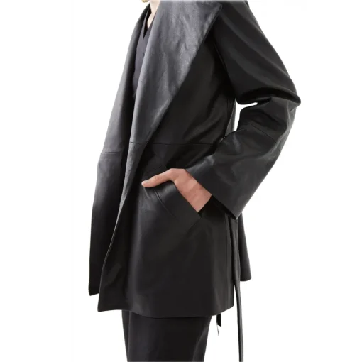 La Rando Jackets-- Bancalari Coat - Soft Lambskin - Black - Artisan Jacket - Luxury High Quality Leather - Avvenice