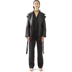 La Rando Jackets-- Bancalari Coat - Soft Lambskin - Black - Artisan Jacket - Luxury High Quality Leather - Avvenice
