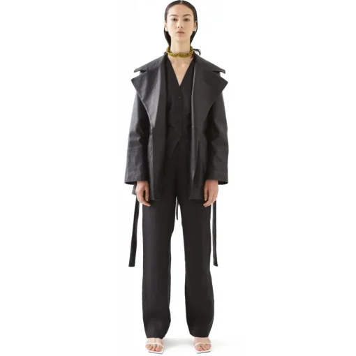 La Rando Jackets-- Bancalari Coat - Soft Lambskin - Black - Artisan Jacket - Luxury High Quality Leather - Avvenice
