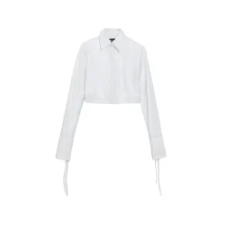 La Rando Shirts-- Concordia Shirt - Lambskin Leather - White - Artisan Shirts - Luxury High Quality Leather - Avvenice