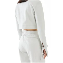 La Rando Shirts-- Concordia Shirt - Lambskin Leather - White - Artisan Shirts - Luxury High Quality Leather - Avvenice