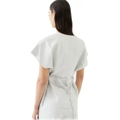 La Rando Tops-- Lezama Top - Lambskin Leather - White - Artisan Top - Luxury High Quality Leather - Avvenice