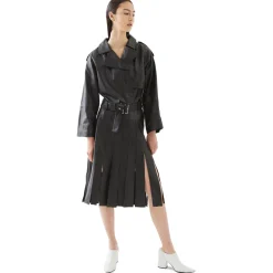 La Rando Skirts-- Lobos Skirt - Soft Lambskin - Black - Artisan Skirt - Luxury High Quality Leather - Avvenice