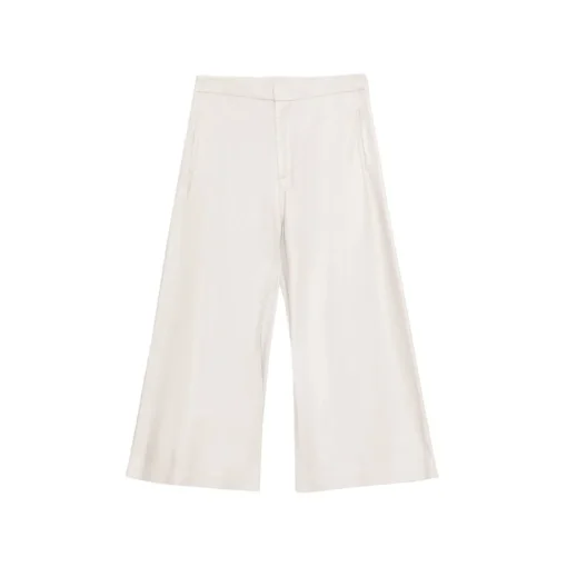 La Rando Trousers-- Varela Pants - Soft Lambskin - White - Artisan Pants - Luxury High Quality Leather - Avvenice