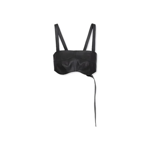 La Rando Tops-- Wilde Top - Bovine Leather - Black - Artisan Top - Luxury High Quality Leather - Avvenice