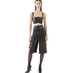 La Rando Tops-- Wilde Top - Bovine Leather - Black - Artisan Top - Luxury High Quality Leather - Avvenice