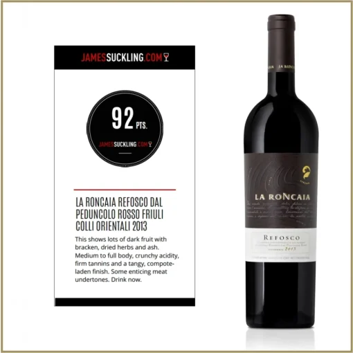 La Roncaia Wines-- Fantinel - Refosco D.O.C. Friuli Oriental Hills - Red Wine - Avvenice