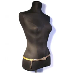 Laura B Belts-- Croco Belt - Beige Croco - Dorè - Leather Belt - Luxury High Quality Belt - Avvenice