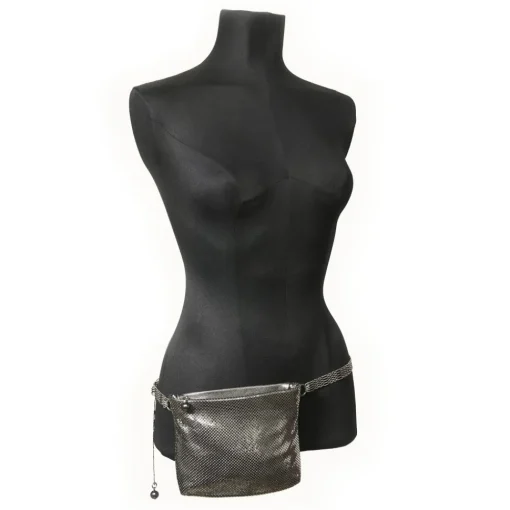 Laura B Bags-- Sam Body Bag - Shiny Dorè - Body Bag - Luxury High Quality Bag - Avvenice