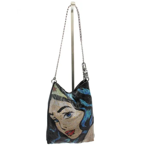 Laura B Bags-- Wonder Woman Disco - Belt Bag - Gold Freya - Silver Tamara - Luxury High Quality Bag - Avvenice