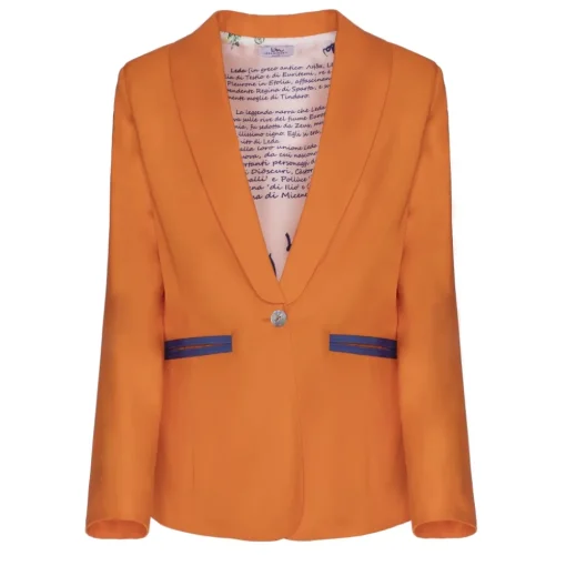 Leda Di Marti Jackets-- Haqiqa Jacket - Love a Dream - Haute Couture Made in Italy - Luxury High Quality Jacket - Avvenice