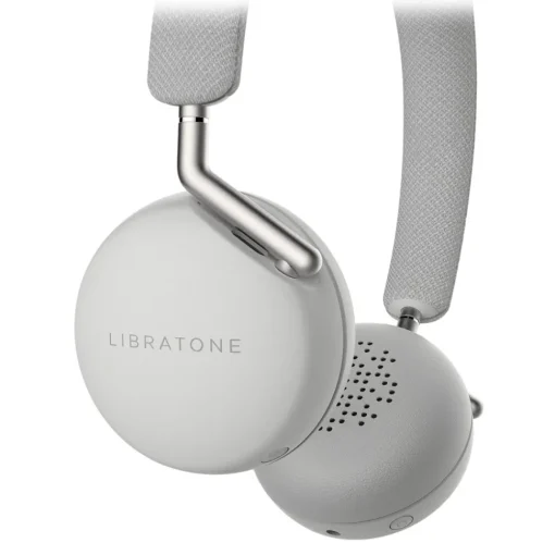 Libratone Audio-- Q Adapt On-Ear - Cloudy White - High Quality Headphones Earphones - Active Noise Canceling - Lightning - CityMix - Avvenice