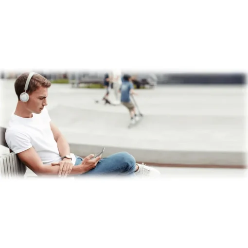 Libratone Audio-- Q Adapt On-Ear - Cloudy White - High Quality Headphones Earphones - Active Noise Canceling - Lightning - CityMix - Avvenice