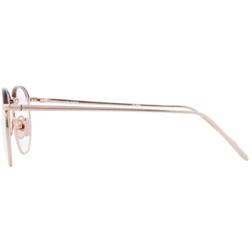 Linda Farrow Sunglasses & Eyewear-- 586 C4 Angular Optical Frames - Rose Gold - Eyewear - Avvenice