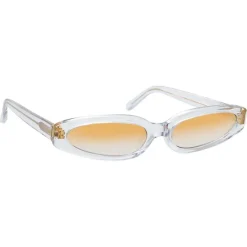 Linda Farrow Sunglasses & Eyewear-- 960 C3 Angular Sunglasses - Clear - Eyewear - Avvenice