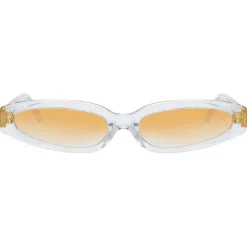 Linda Farrow Sunglasses & Eyewear-- 960 C3 Angular Sunglasses - Clear - Eyewear - Avvenice