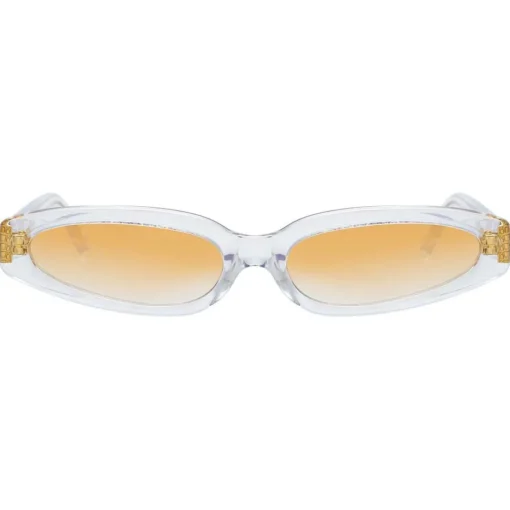 Linda Farrow Sunglasses & Eyewear-- 960 C3 Angular Sunglasses - Clear - Eyewear - Avvenice