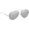 Linda Farrow Sunglasses & Eyewear-- 128 C5 Aviator Sunglasses - Yellow Gold - Eyewear - Alessandra Ambrosio Official - Avvenice