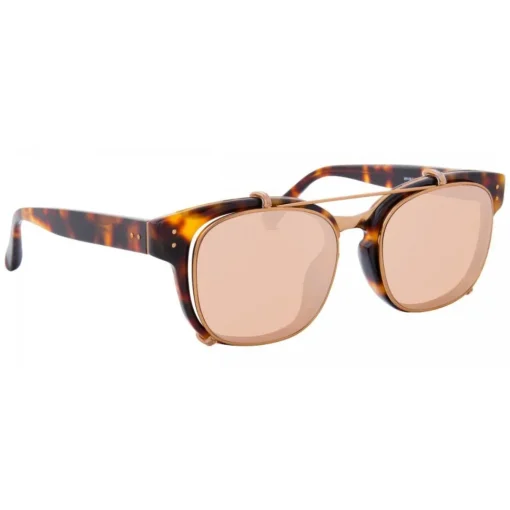 Linda Farrow Sunglasses & Eyewear-- 666 C3 Aviator Sunglasses - Rose Gold - Eyewear - Avvenice