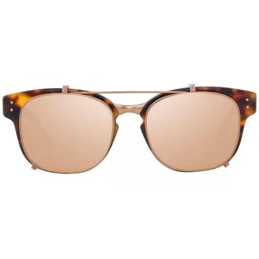 Linda Farrow Sunglasses & Eyewear-- 666 C3 Aviator Sunglasses - Rose Gold - Eyewear - Avvenice