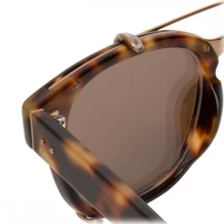 Linda Farrow Sunglasses & Eyewear-- 666 C3 Aviator Sunglasses - Rose Gold - Eyewear - Avvenice