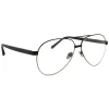 Linda Farrow Sunglasses & Eyewear-- 533 C9 Aviator Optical Frames - Black - Eyewear - Avvenice