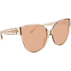 Linda Farrow Sunglasses & Eyewear-- 656 C5 Cat Eye Sunglasses - Ash - Eyewear - Avvenice
