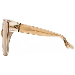 Linda Farrow Sunglasses & Eyewear-- 656 C5 Cat Eye Sunglasses - Ash - Eyewear - Avvenice