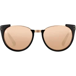 Linda Farrow Sunglasses & Eyewear-- 136 C21 Cat Eye Sunglasses - Tea Rose - Eyewear - Avvenice