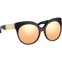 Linda Farrow Sunglasses & Eyewear-- 388 C3 Cat Eye Sunglasses - Dew - Eyewear - Avvenice
