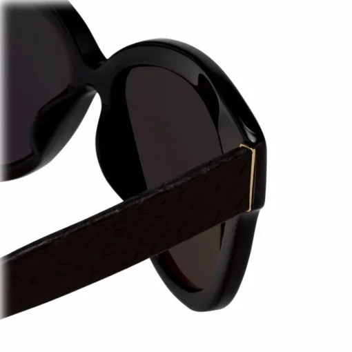 Linda Farrow Sunglasses & Eyewear-- 379 C3 Cat Eye Sunglasses - Black - Eyewear - Avvenice