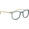 Linda Farrow Sunglasses & Eyewear-- 178 C16 D-Frame Optical - Clear & Black - Eyewear - Avvenice